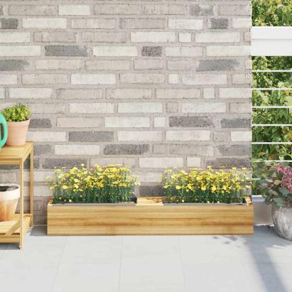 Cutii de flori pentru europaleți 12 buc. gri 36x13,5x9,5 cm PP GartenMobel Dekor