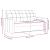 Set de canapele cu perne, 3 piese, maro, catifea GartenMobel Dekor