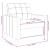 Set de canapele cu perne/rulouri, 3 piese, maro, catifea GartenMobel Dekor