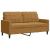 Set de canapele cu perne, 3 piese, maro, catifea GartenMobel Dekor