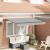 Cortina Retractabilă Gri deschis 250 x 200 cm țesătură GartenMobel Dekor