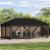 Pavilion cu panouri laterale 6 x 3 m Negru Poliester și oțel GartenMobel Dekor