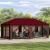 Pavilion cu panouri laterale 6 x 3 m Burgundy Poliester și oțel GartenMobel Dekor