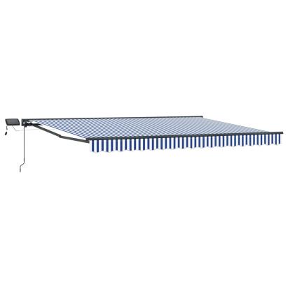 Cadru manual de marchiză cu LED-uri 4,5 × 3 m GartenMobel Dekor
