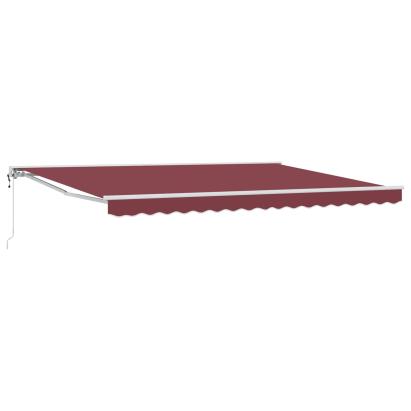 Marchiză retractabilă electrică bordo 4,5 x 3,5 m pentru terasă