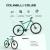 Bicicletă MTB Colinelli COL25, 29 inch, mărimea M, aluminiu, 24 viteze, verde