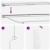 Marchiză electrică retractabilă 2,5 x 2 m, galben/alb, semi-casetată