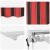Cort electric retractabil Portocaliu, Alb și Negru 5 x 3 m GartenMobel Dekor