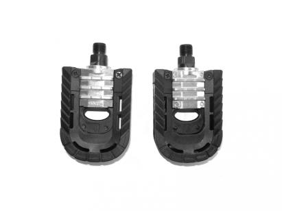 Pedale pliabile bicicleta FP 909, filet 9/16, cu reflectoare, negre
