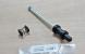 Ax fix cu arc negativ pentru RockShox Tora 100, argintiu-negru