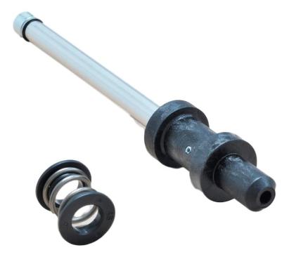 Arc negativ si ax fix pentru RockShox Tora 80, argintiu-negru