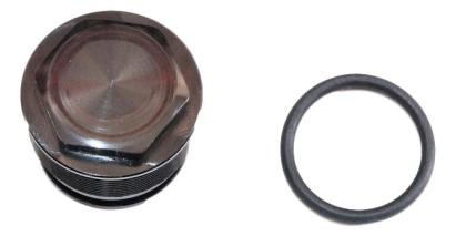 Capac superior furcă RockShox Argyle Rebound, argintiu