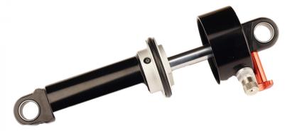 Amortizor RockShox cu reglaj din ghidon, 165 mm, negru