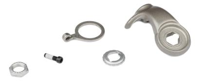 Kit braț de cuplu Avid BB7 MTB, argintiu, pentru frână pe disc