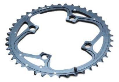 Foaie de angrenaj MTB 44T V4 104 din aluminiu, negru