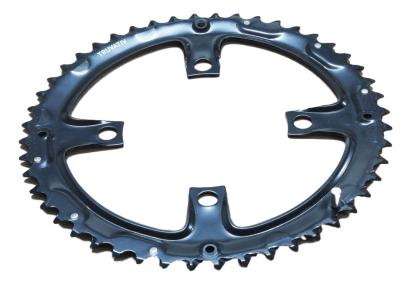 Foaie angrenaj MTB 48T BCD 104 din otel, negru, compatibila tripla