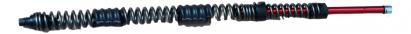 Arc cu tija RockShox Sektor 130 mm x-Soft, argintiu, pentru service