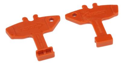Unealtă depărtare plăcuțe frână Avid Juicy, portocaliu, set 2 buc