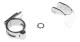 Clema PushLoc dreapta orizontala cu maneta, argintie, Service Rock Shox
