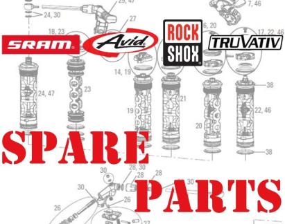 Bucsa inferioara RockShox Totem pentru service furca MTB, negru