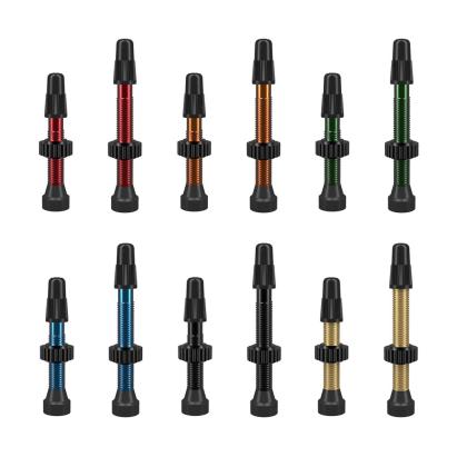 Set 2 valve tubeless WTB TCS Presta FV din aluminiu, 46 mm, rosu