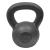 Kettlebell din otel 8 kg, negru, pentru antrenamente de forta si fitness