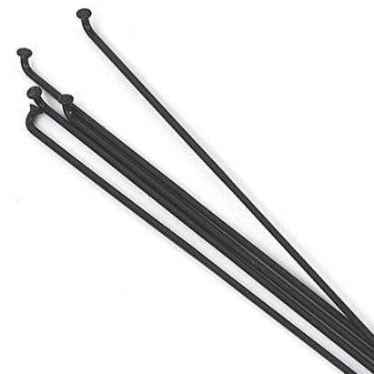 Spite bicicletă Devron Tip J 182 mm negre, set 100 bucăți