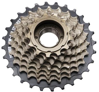Pinioane bicicleta filetate Power Cycle 8 viteze 13-28T argintii