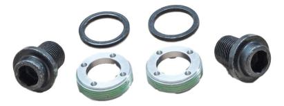 Șuruburi braț pedalier Truvativ M12/M22 CrMo autoextractoare, negre