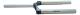 CSU Dual Position Coil 11/8 inch din aluminiu, negru cu argintiu