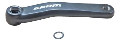 Braț stâng angrenaj SRAM S600/S650 Square Taper 175 mm, negru