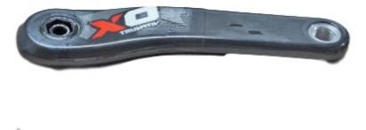 Brat stang angrenaj SRAM X0 DH GXP 170 mm, rosu