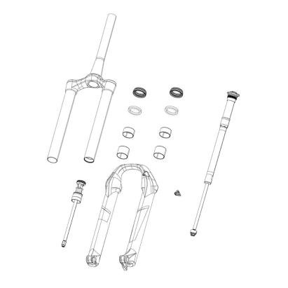 Cartus compresie furca RockShox Remote Coil XC30 B3-B4 2018-2020