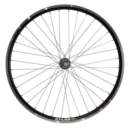 Roata spate bicicleta Cerurim Atlas 26 inch, 36H, aluminiu, neagra