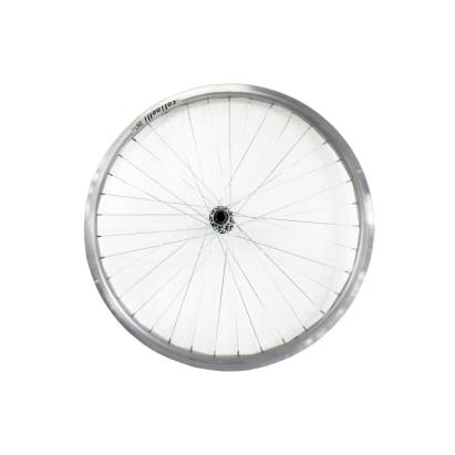 Roata fata bicicleta 26 inch Cerurim, aluminiu, 36H, 559x18, argintiu