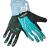 Mănuși de ciclism damă Devron 9582 Touch D-Grip, mărimea L, turcoaz
