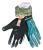 Manusi ciclism dama Devron 9582 Touch D-Grip, XS, turcoaz, cu gel