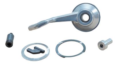 Maneta stanga SRAM X9 Pull Lever Assy argintie, piesa schimb