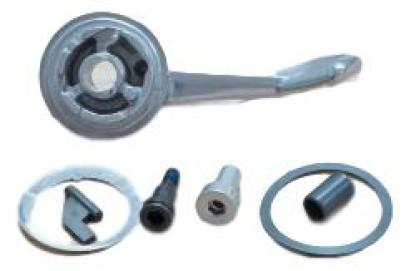 Manetă schimbător dreapta SRAM X9, argintie, ansamblu pull lever