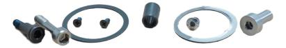 Kit service suruburi si bolt trigger SRAM X9, argintiu