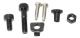 Kit suruburi schimbator fata SRAM high clamp, argintiu/negru