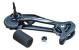 Ansamblu schimbator spate X7, 10 viteze, cusca lunga, negru