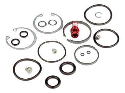 Kit service damper RockShox Totem 2010-2012, argintiu/negru