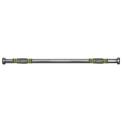 Bară de tracțiuni ajustabilă DHS Fitness 80-110 cm, oțel, argintiu