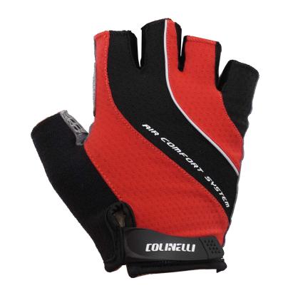 Manusi de ciclism Colinelli 1015 cu gel, XS, rosu-negru