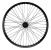 Roata fata BMX 20 inch Cerurim, janta aluminiu simpla, negru, 406x25