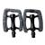 Pedale bicicleta Marwi SP-823 din aluminiu, cu reflectorizante, negre