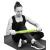 Bara de masaj Rollsoft verde din spuma EVA, 53 cm, manere ergonomice