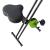 Bicicletă fitness pliabilă DHS X-Bike negru-verde, rezistență reglabilă