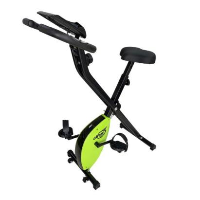 Bicicletă fitness pliabilă DHS X-Bike negru-verde, rezistență reglabilă
